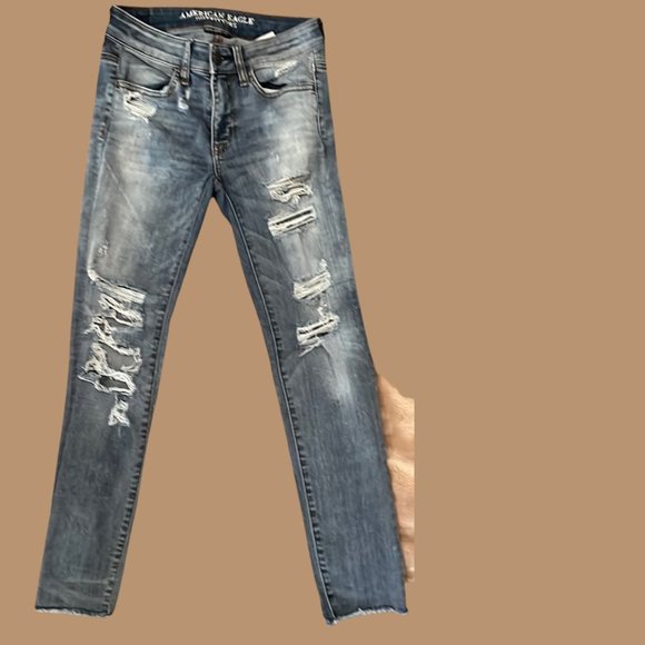 American Eagle Outfitters Denim - American eagles outfitters super super stretch skinny jeans size 2